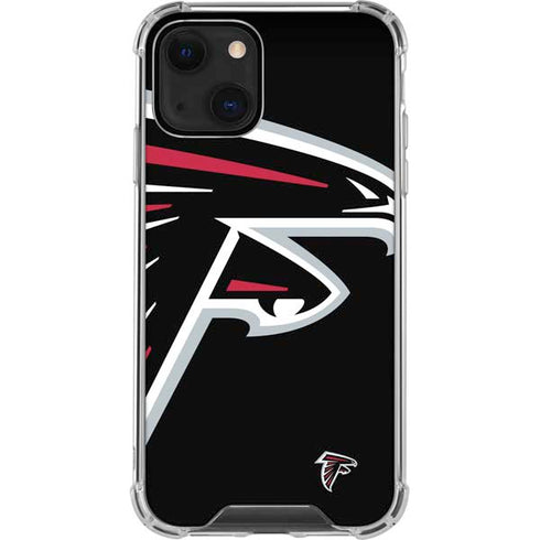 NFL Atlanta Falcons Large Logo iPhone 14 Clear Case