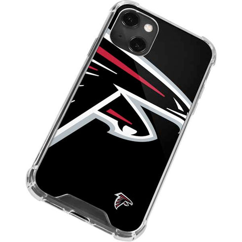 NFL Atlanta Falcons Large Logo iPhone 15 Plus Clear Case