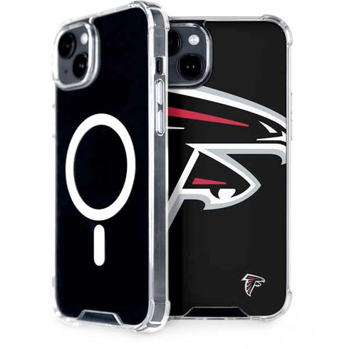 NFL Atlanta Falcons Large Logo iPhone 15 Plus MagSafe Case