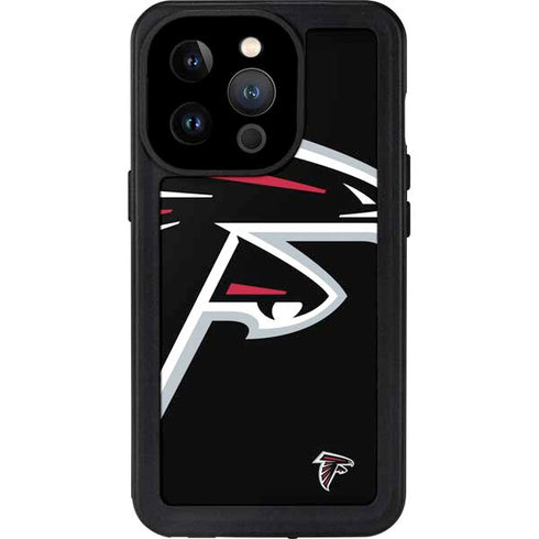 NFL Atlanta Falcons Large Logo iPhone 14 Pro Waterproof Case