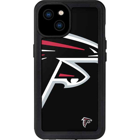 NFL Atlanta Falcons Large Logo iPhone 15 Plus Waterproof Case