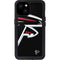 NFL Atlanta Falcons Large Logo iPhone 15 Plus Waterproof Case