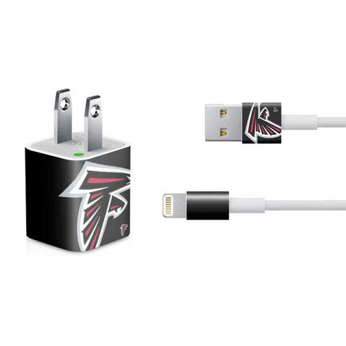 NFL Atlanta Falcons Large Logo iPhone Charger (5W USB) Skin