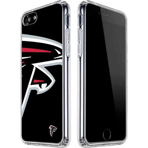NFL Atlanta Falcons Large Logo iPhone SE (2nd & 3rd Gen) Clear Case