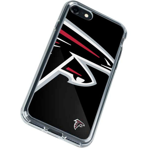 NFL Atlanta Falcons Large Logo iPhone SE (2nd & 3rd Gen) Clear Case