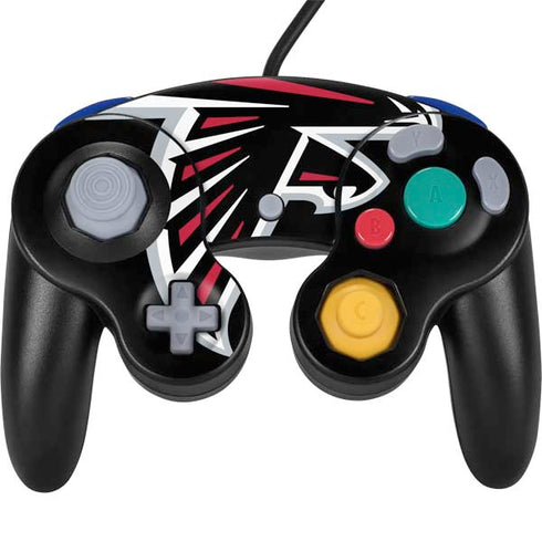 NFL Atlanta Falcons Large Logo Nintendo GameCube Controller Skin