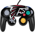 NFL Atlanta Falcons Large Logo Nintendo GameCube Controller Skin