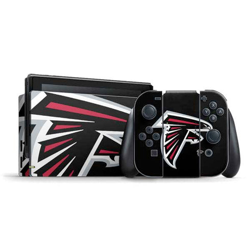 NFL Atlanta Falcons Large Logo Nintendo Switch Bundle Skin