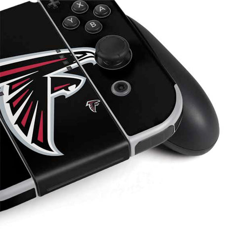 NFL Atlanta Falcons Large Logo Nintendo Switch OLED (2021) Skin