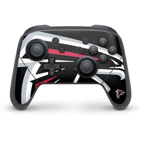 NFL Atlanta Falcons Large Logo Nintendo Switch Pro Controller Skin