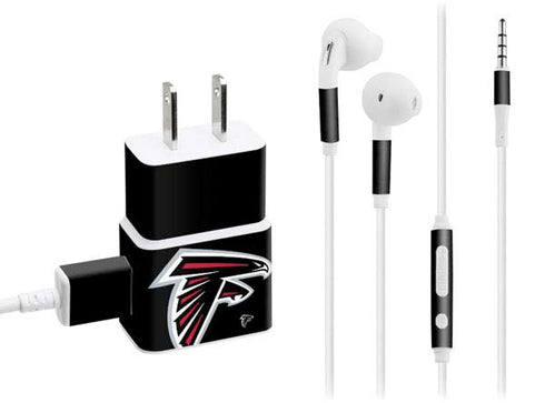 NFL Atlanta Falcons Large Logo Phone Charger Skin