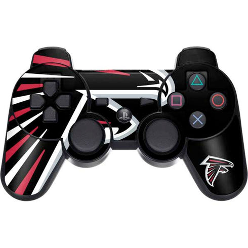 NFL Atlanta Falcons Large Logo PS3 Dual Shock wireless controller Skin