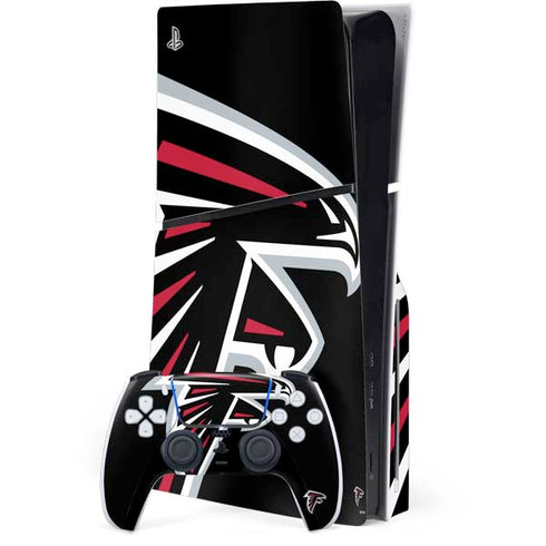 NFL Atlanta Falcons Large Logo PS5 Slim Disk Bundle Skin