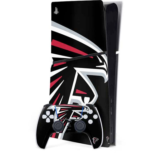 NFL Atlanta Falcons Large Logo PS5 Slim Digital Edition Console Skin