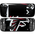 NFL Atlanta Falcons Large Logo Steam Deck Handheld Gaming Computer Skin