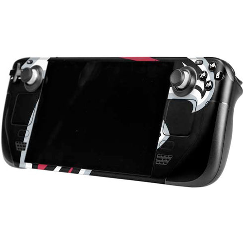 NFL Atlanta Falcons Large Logo Steam Deck Handheld Gaming Computer Skin