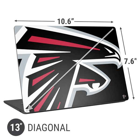 NFL Atlanta Falcons Large Logo Universal Laptop 13in (10.6 x 7.6in) Skin