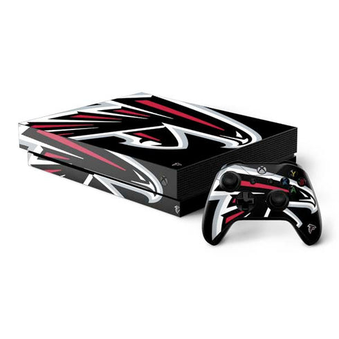 NFL Atlanta Falcons Large Logo Xbox One X Bundle Skin