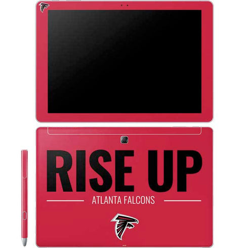 NFL Atlanta Falcons Team Motto Galaxy Book 12in Skin