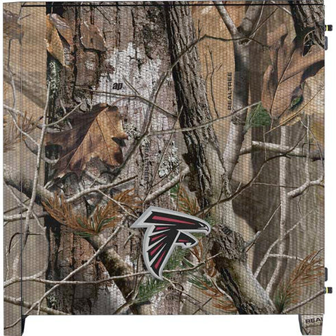 NFL Atlanta Falcons Realtree AP Camo Corsair 4000D Tempered Glass Mid-Tower ATX Case Skin
