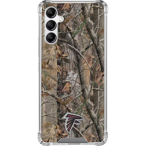 NFL Atlanta Falcons Realtree AP Camo Galaxy A14 5G Clear Case