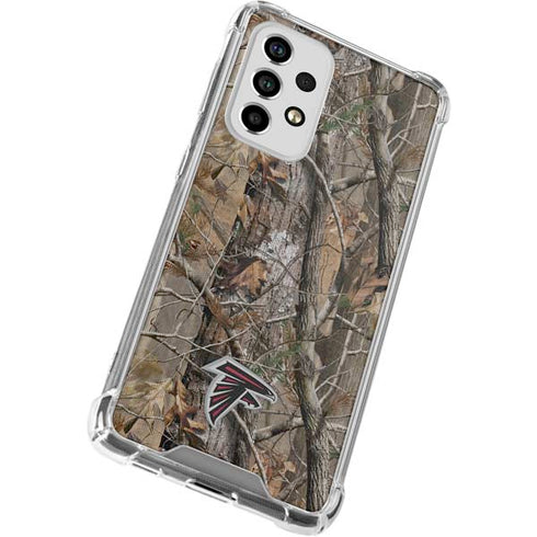 NFL Atlanta Falcons Realtree AP Camo Galaxy A33 5G Clear Case
