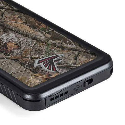 NFL Atlanta Falcons Realtree AP Camo Galaxy S23 Waterproof Case