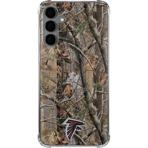 NFL Atlanta Falcons Realtree AP Camo Galaxy S24 Plus Clear Case