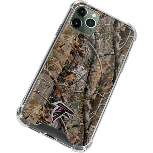 NFL Atlanta Falcons Realtree AP Camo iPhone 11 Pro Max Clear Case