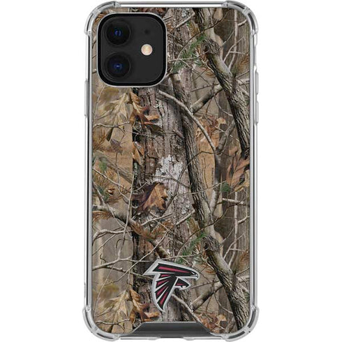 NFL Atlanta Falcons Realtree AP Camo iPhone 12 Mini Clear Case