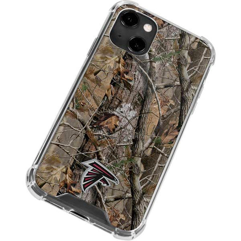 NFL Atlanta Falcons Realtree AP Camo iPhone 13 Clear Case