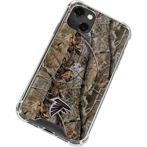 NFL Atlanta Falcons Realtree AP Camo iPhone 13 Mini Clear Case