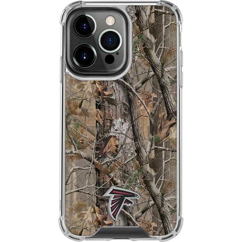NFL Atlanta Falcons Realtree AP Camo iPhone 13 Pro Clear Case