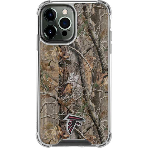 NFL Atlanta Falcons Realtree AP Camo iPhone 14 Pro Max Clear Case