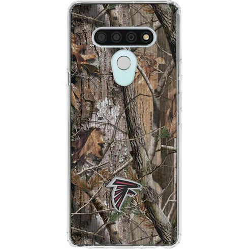 NFL Atlanta Falcons Realtree AP Camo LG Stylo 6 Clear Case