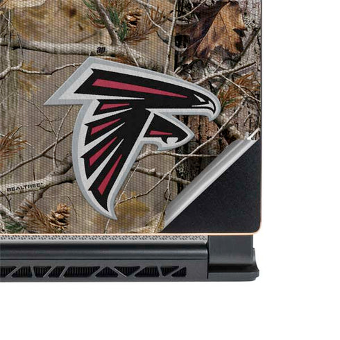 NFL Atlanta Falcons Realtree AP Camo MSI GS65 Stealth Laptop Skin