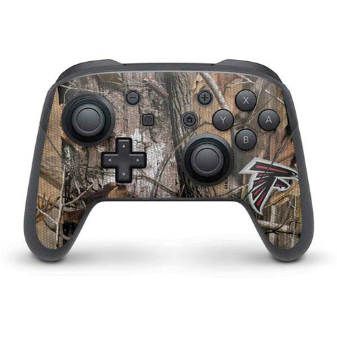 NFL Atlanta Falcons Realtree AP Camo Nintendo Switch Pro Controller Skin