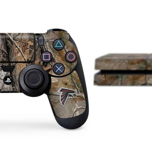 NFL Atlanta Falcons Realtree AP Camo PS4 Console and Controller Bundle Skin