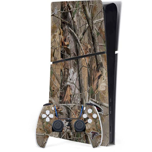 NFL Atlanta Falcons Realtree AP Camo PS5 Slim Digital Edition Bundle Skin