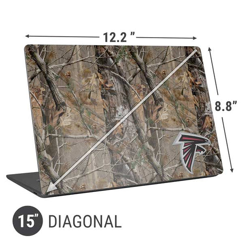 NFL Atlanta Falcons Realtree AP Camo Universal Laptop 15in (12.2 x 8.8in) Skin