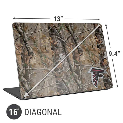NFL Atlanta Falcons Realtree AP Camo Universal Laptop 16in (13 x 9.4in) Skin