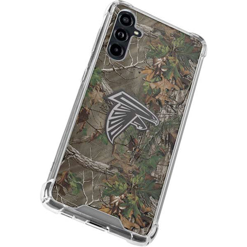 NFL Atlanta Falcons Realtree Xtra Green Camo Galaxy A54 5G Clear Case