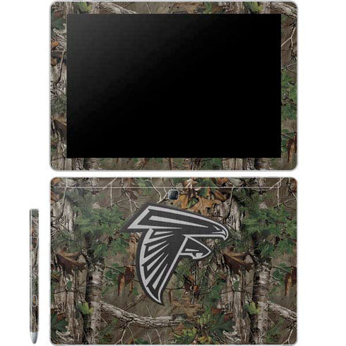 NFL Atlanta Falcons Realtree Xtra Green Camo Galaxy Book 12in Skin