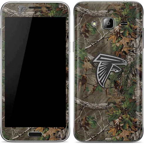 NFL Atlanta Falcons Realtree Xtra Green Camo Galaxy J3 Skin