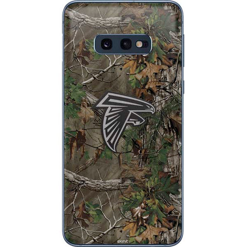 NFL Atlanta Falcons Realtree Xtra Green Camo Galaxy S10e Skin