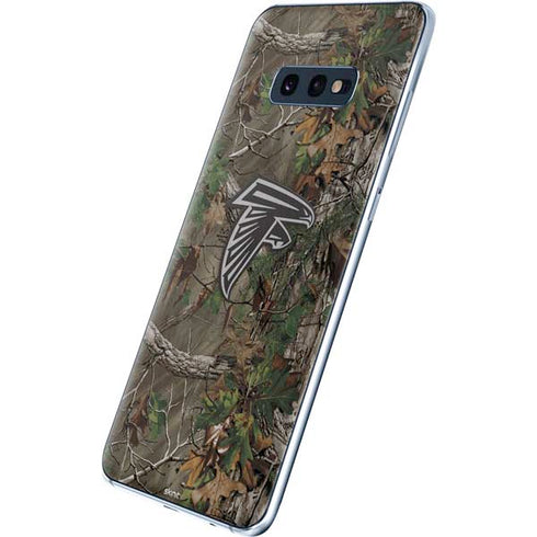 NFL Atlanta Falcons Realtree Xtra Green Camo Galaxy S10e Skin