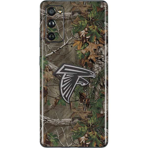 NFL Atlanta Falcons Realtree Xtra Green Camo Galaxy S20 Fan Edition Skin