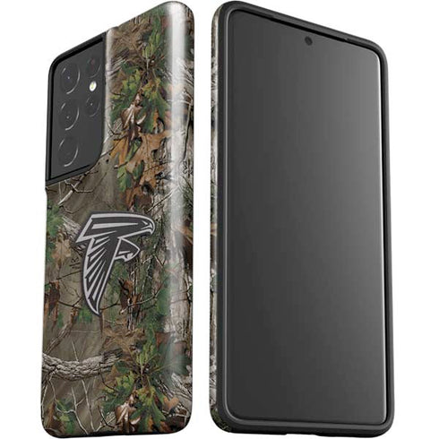 NFL Atlanta Falcons Realtree Xtra Green Camo Galaxy S21 Ultra 5G Pro Case