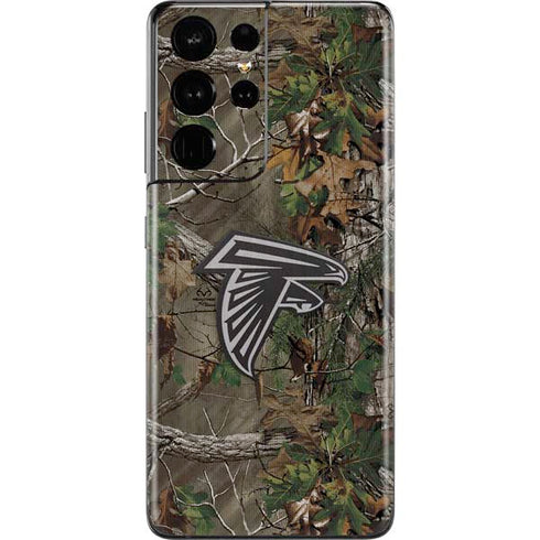 NFL Atlanta Falcons Realtree Xtra Green Camo Galaxy S21 Ultra 5G Skin