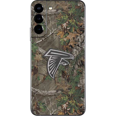 NFL Atlanta Falcons Realtree Xtra Green Camo Galaxy S22 Plus Skin